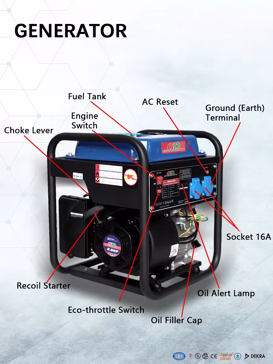 portable generator 6000W