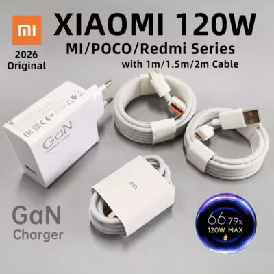 120W Xiaomi szybki ładowarka Turbo adapter Poco F8 F7
