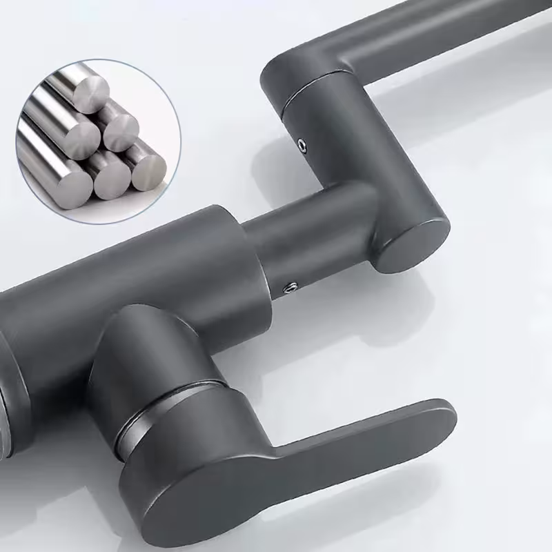 grifo de baño de acero inoxidable