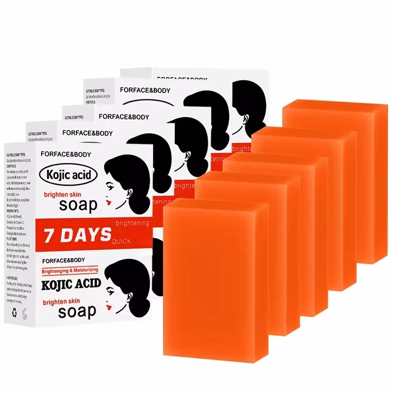 Savon d'acide Kojic avec vitamine C, 5 unités.