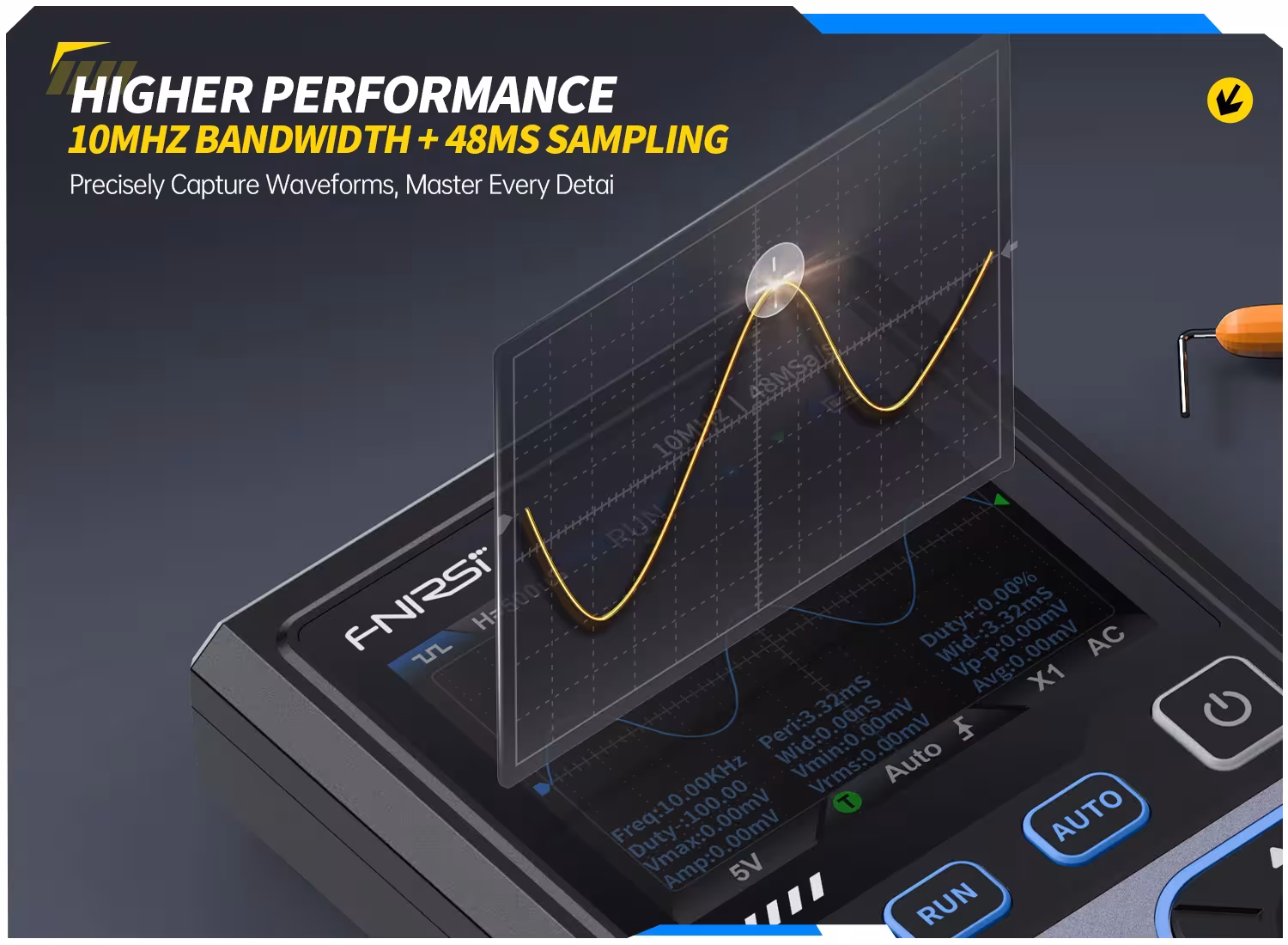 oscilloscope testeur de transistors