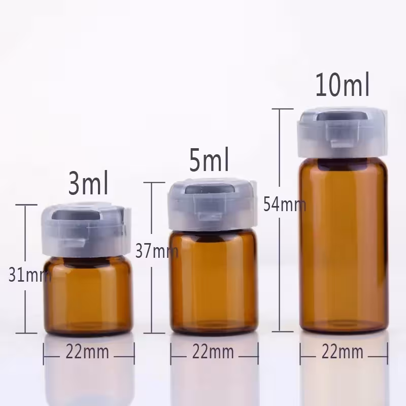 glass serum bottle