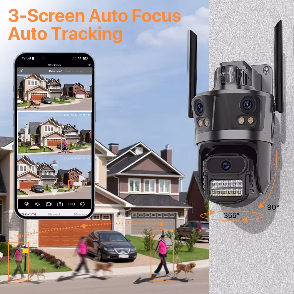 Telecamera IP WiFi con rilevamento del movimento