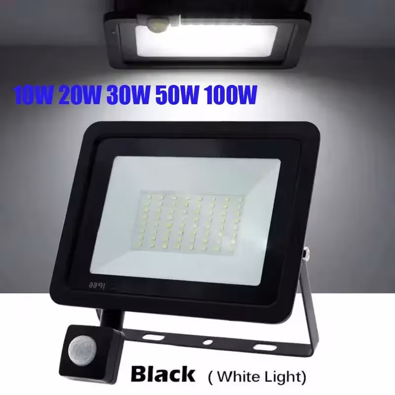 LED prožektorius su judesio sensoriumi 220V