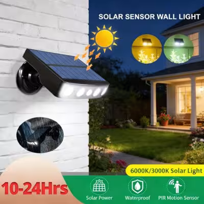 Luminaria de seguridad con sensor de movimiento
