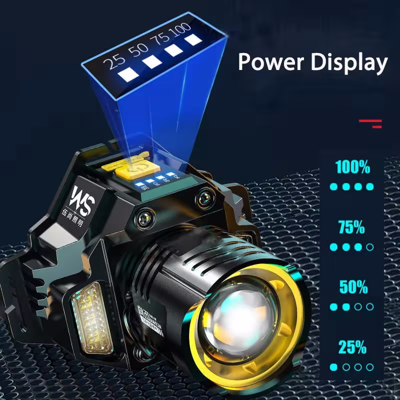 Linterna LED con sensor