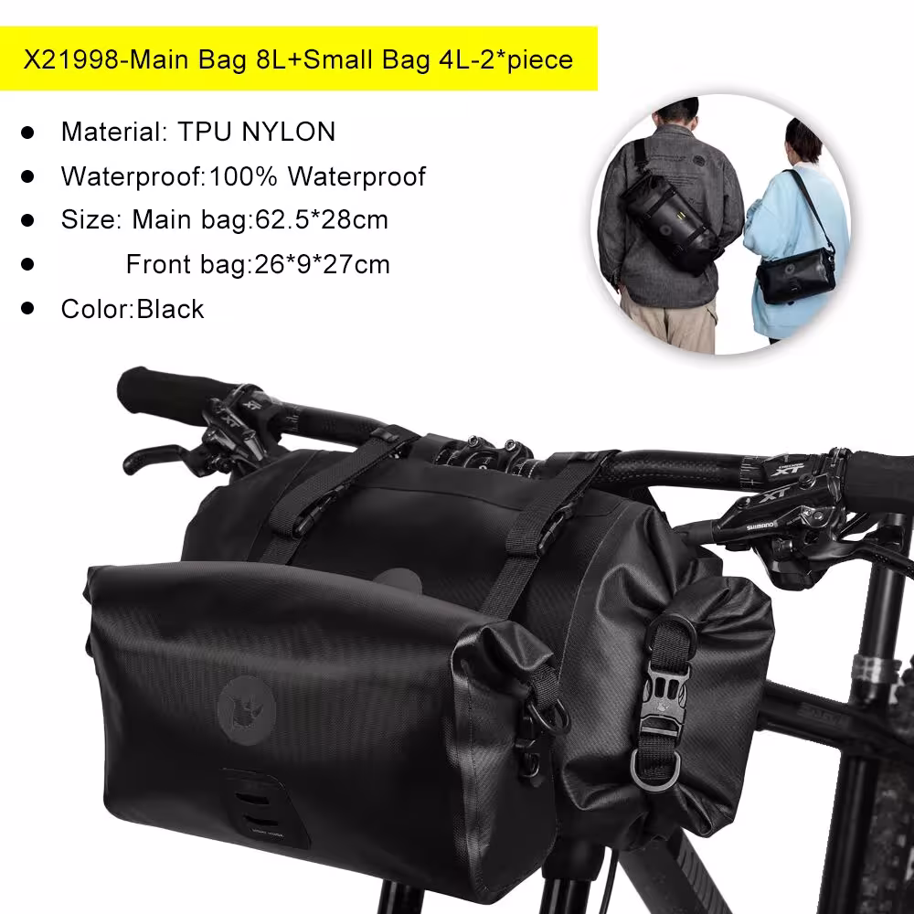 borsa per bici impermeabile