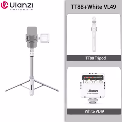 Ulanzi TT88 1.44M Top Selfie stick Phone Tripod with magnetic stripe