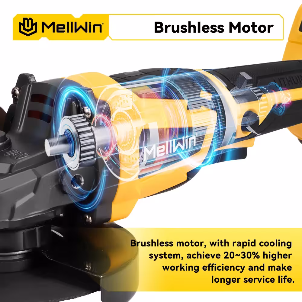 cordless angle grinder 125mm