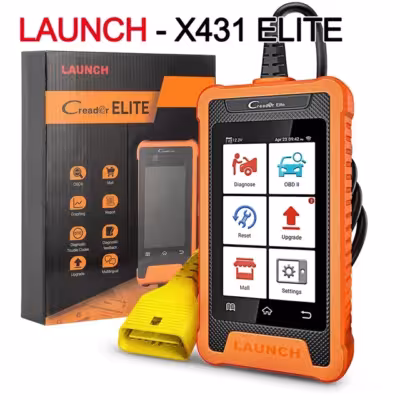 LAUNCH X431 Creader Elite Scanner de diagnostic automobile complet OBD2