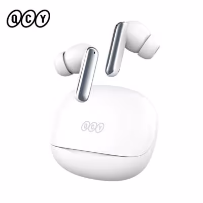 QCY Melobuds N50 Écouteurs sans fil avec ANC 6 microphones Bluetooth 5.4