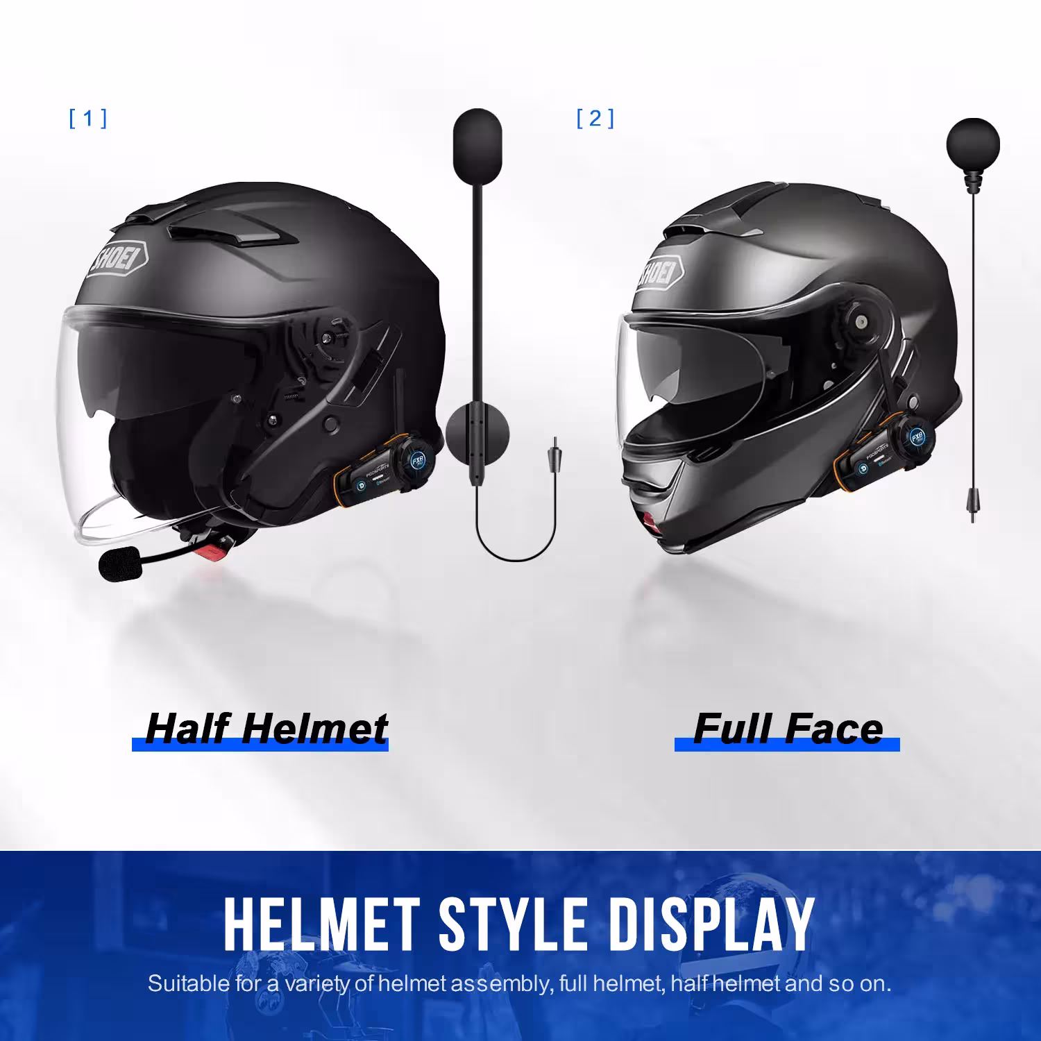 motorcycle Bluetooth helmet headset