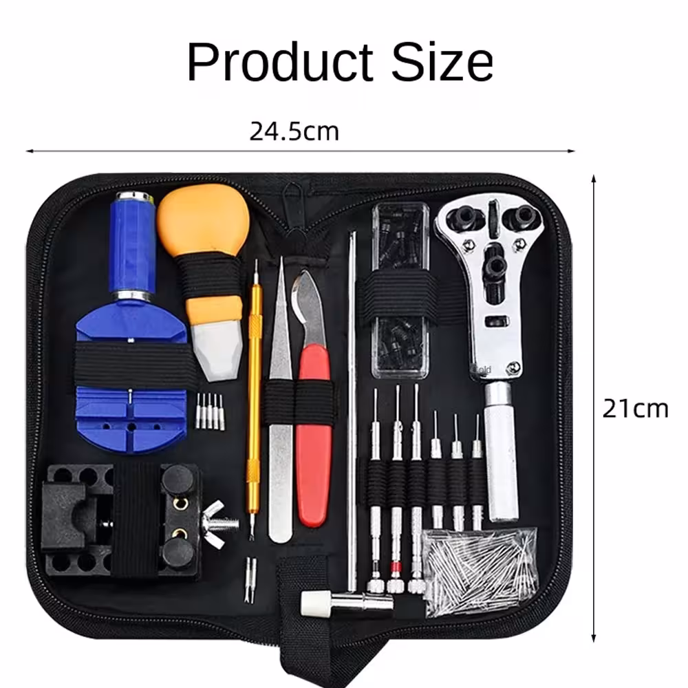 147-piece watch repair tool kit