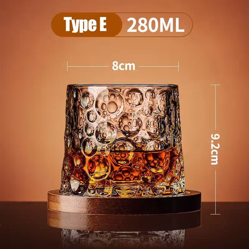 verre de cristal de whisky
