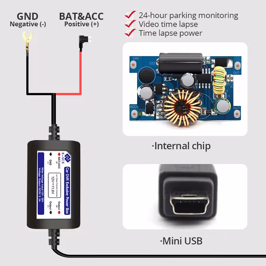 Chargeur de voiture pour alimentation continue – caractéristiques principales