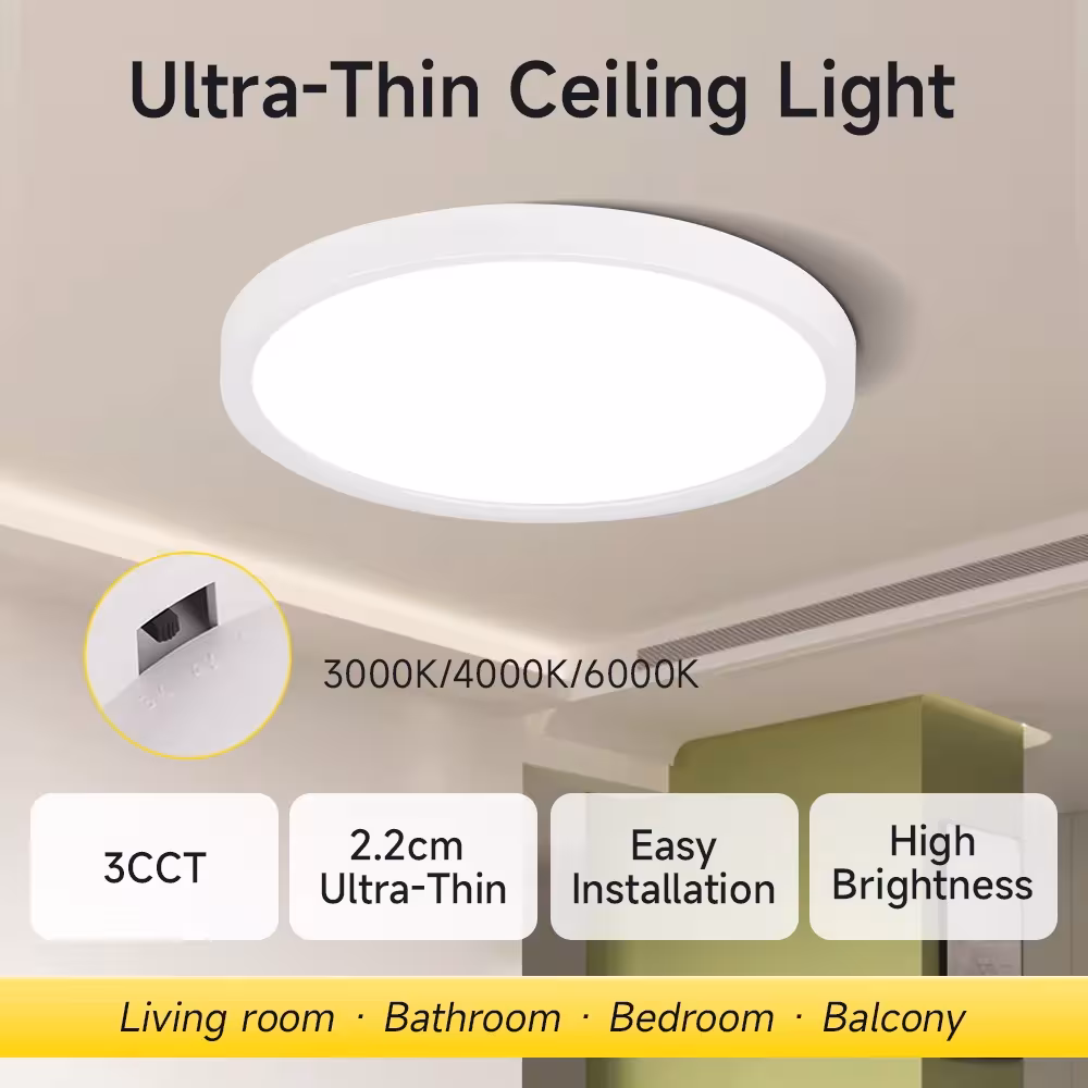 Éclairage au plafond LED