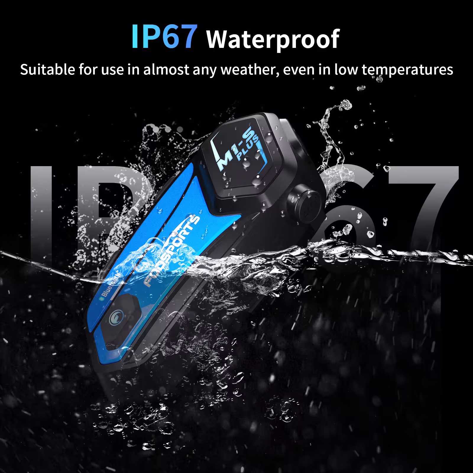 motociklų šalmo Bluetooth ausines