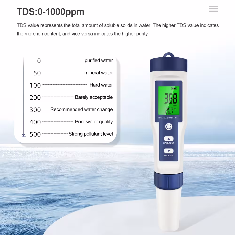 testeur de qualité d'eau