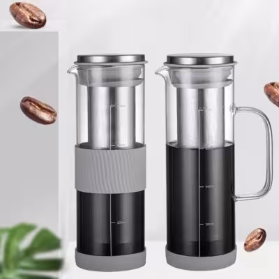 Machine à café froide 800ml verre marque de café congelée