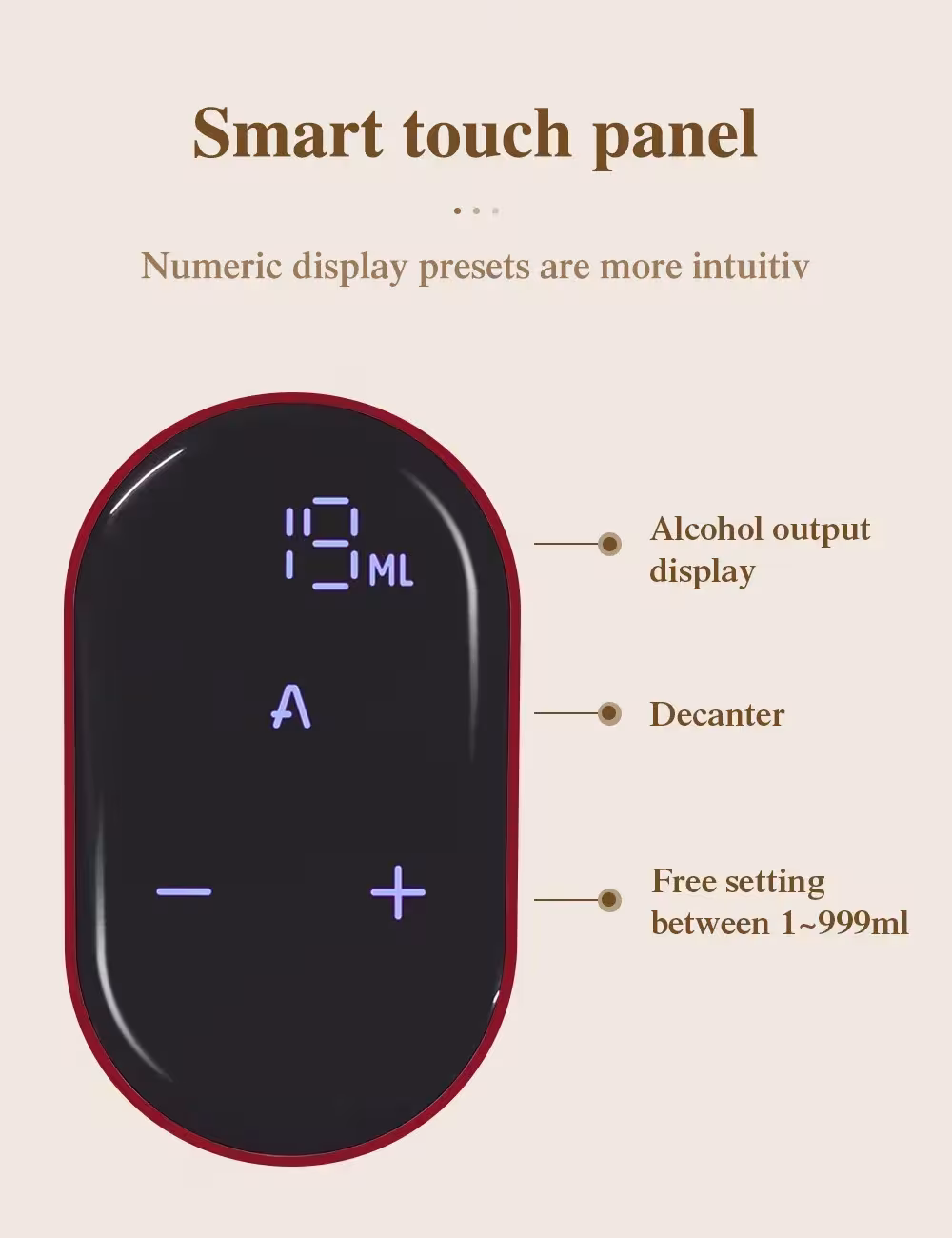 dispensador de vino eléctrico