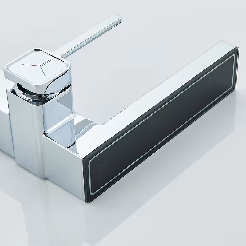 digital bathroom faucet screen