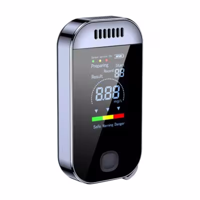 Testeur numérique d'alcool avec chargement USB et écran LCD