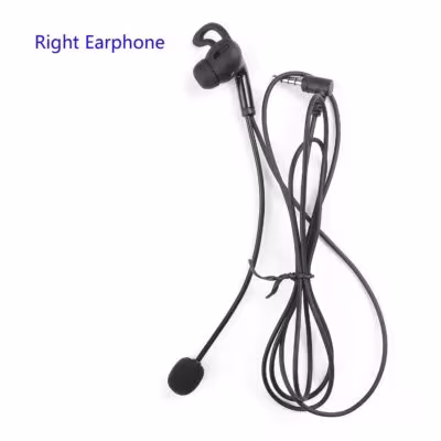 EJEAS 3.5mm audio jack in-ear headset hands-free referee earpiece FBIM V4C Plus
