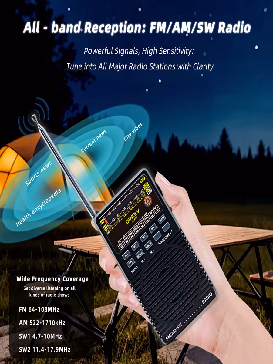 retro mechaninis FM radijas