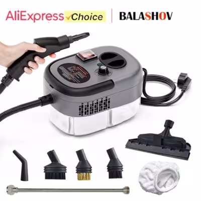 Limpiador de vapor manual de 2500W para aire acondicionado, cocina y automóvil