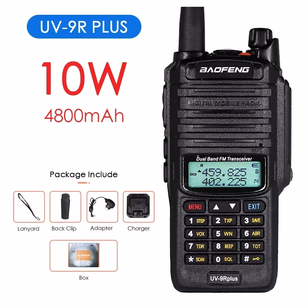 Baofeng UV-9R Plus 10W 10km de radio