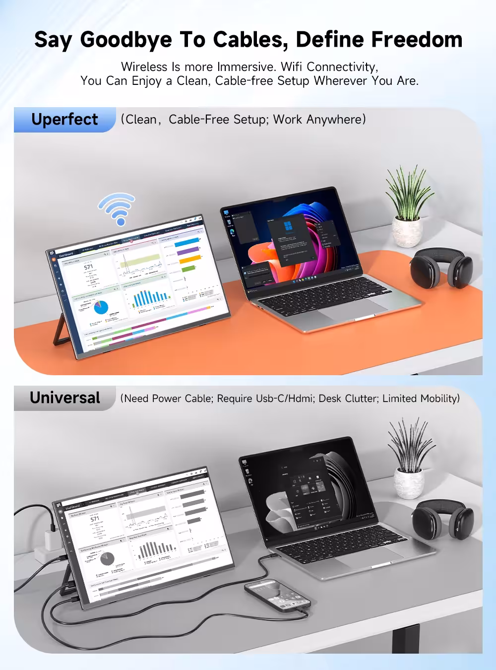 moniteur portable sans fil