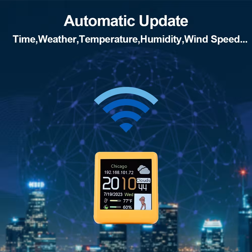 orologio meteo intelligente WiFi