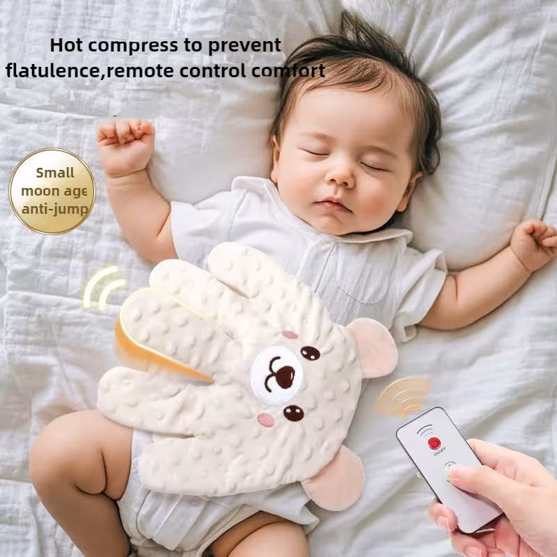 Bébé oreiller de sommeil en forme de palme jouet apaisant avec télécommande