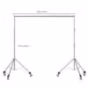 Räder für Rahmen, 2,8 x 3m