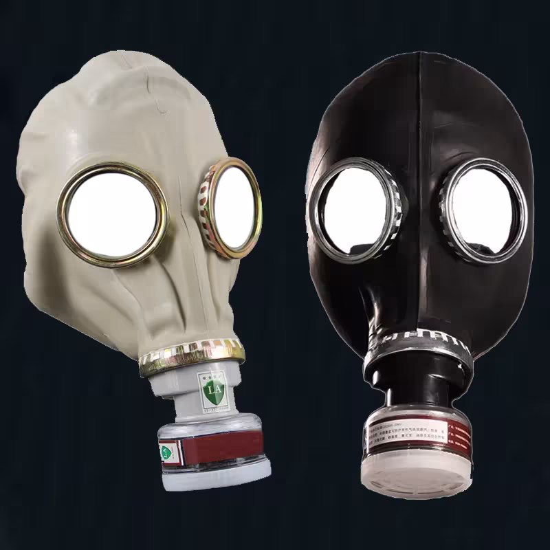 maschera respiratore universale a gas nero di tipo 64 per vernici e pesticidi