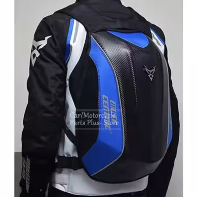 Motorciclista Carbon Fibre Cold Cupboards Waterproof Motorcycle Backpack Expand 30-48L