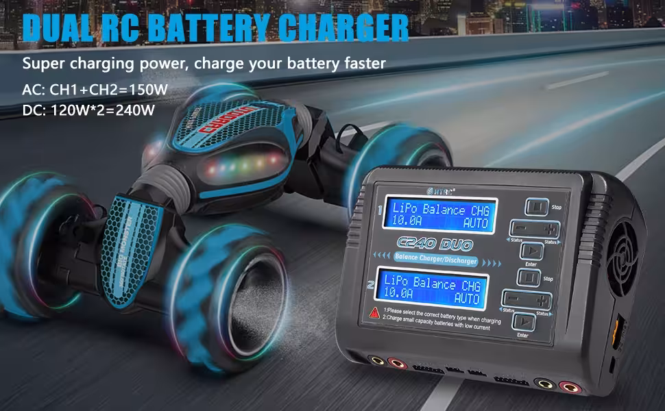 RC įkrautuvas 240W