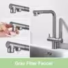 gray faucet