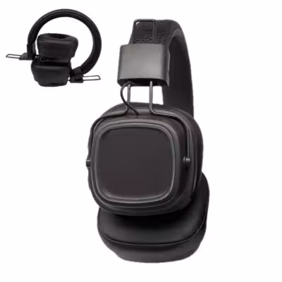 Casque sans fil Marshall MAJOR IV avec revêtement bleu et basses puissantes