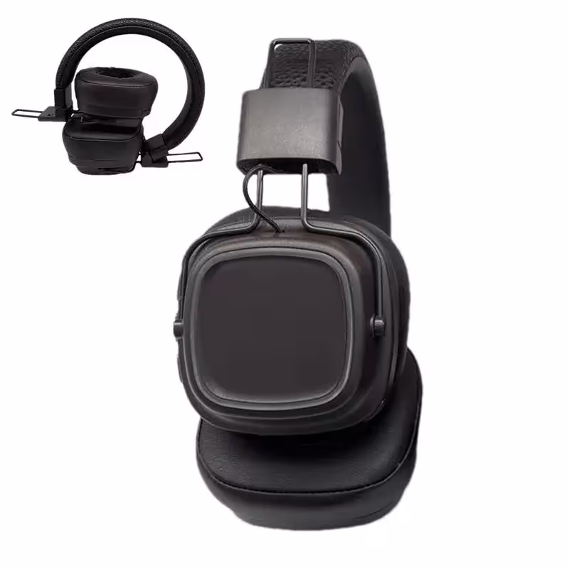 Auriculares inalámbricos Marshall MAJOR IV brillan con patrones de tapa azul