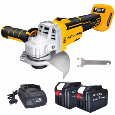 Amoladora angular eléctrica inalámbrica de 125 mm con velocidad ajustable Makita 18V