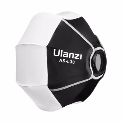 Ulanzi 30cm Mini Bowens Mount Žibinto Softbox Greitai Sumontuojama Profesionali Softbox LT028 40W