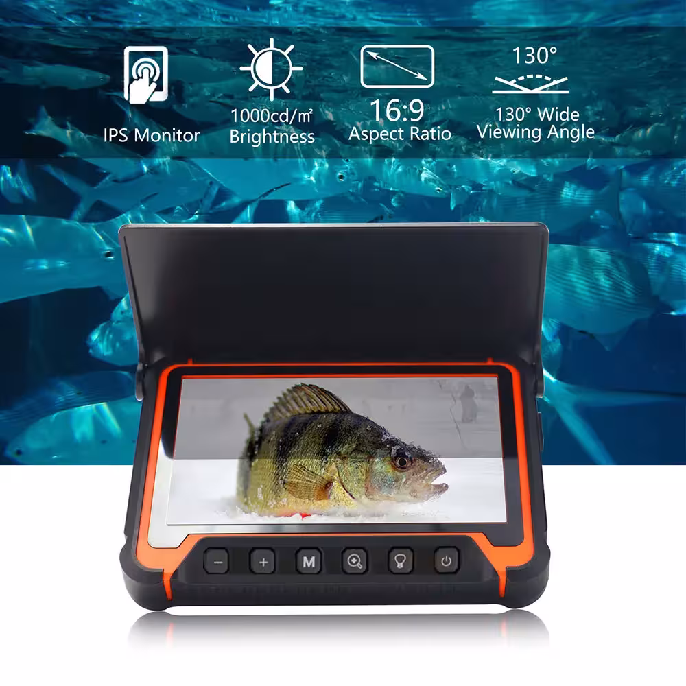 cámara de pesca con monitor
