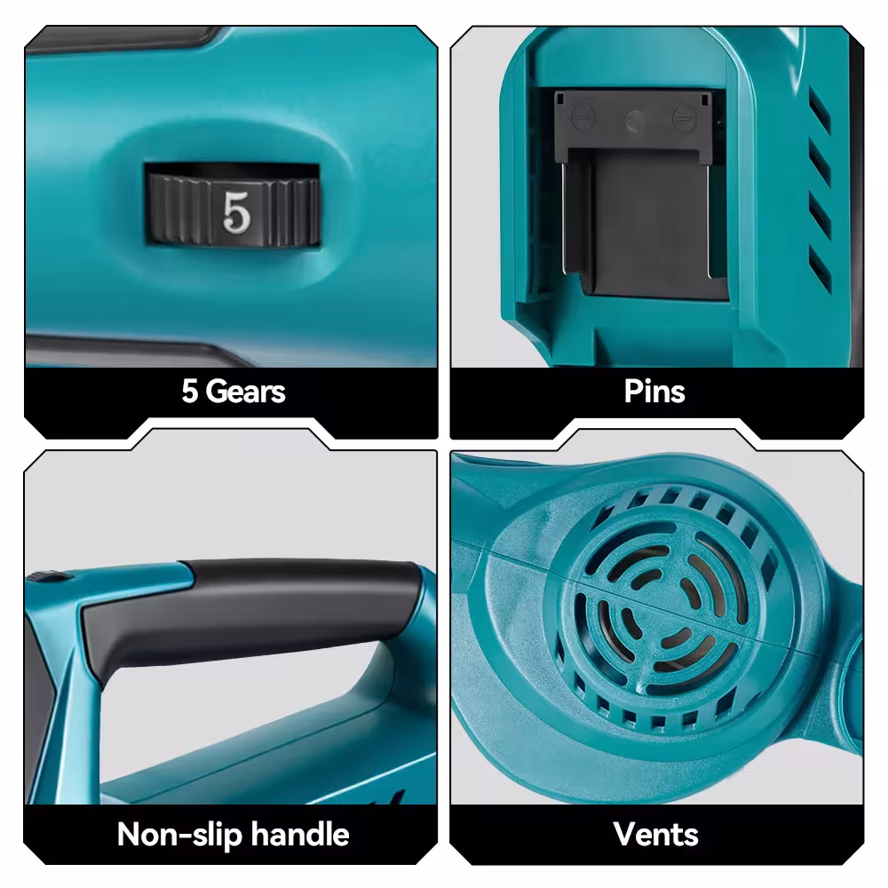 soffiatore d'aria a batteria 5500W