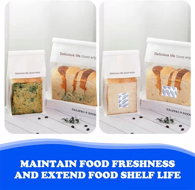 Oxygen absorbers for food