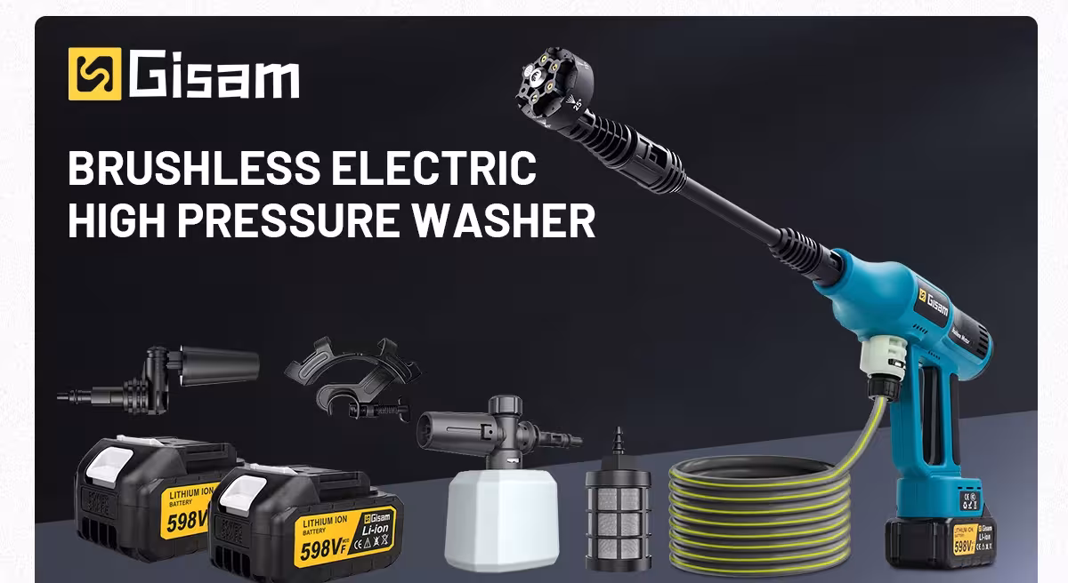 high-pressure car wash gun