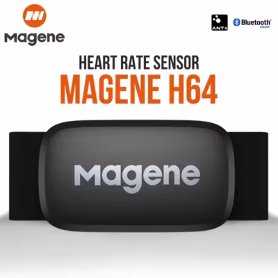 Sensor de frecuencia cardíaca Magene H64 dual en Bluetooth con barra de pecho