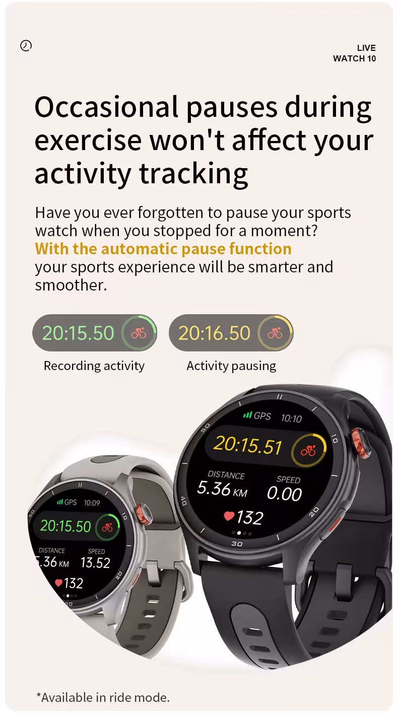 GPS sporto laikrodis širdies ritmu