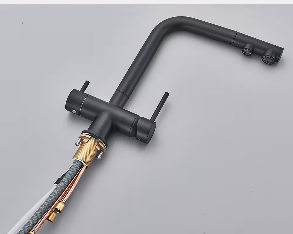 kitchen water filtration faucet