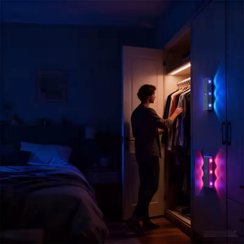 magnetinė LED sienelė šviesa